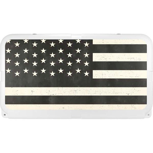 Black & White USA Flag YETI Tundra 65 Hard Cooler Skin